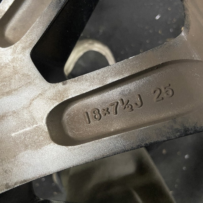 18" LEXUS GX460 22-23 18x7.5 alloy 6 spoke V spoke gloss black Original OEM Wheel Rim