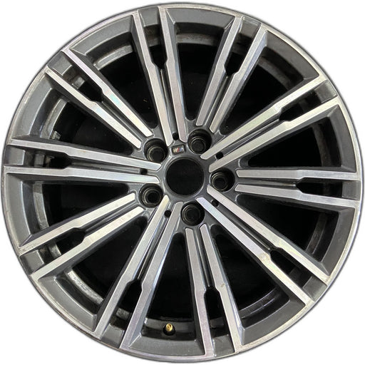 18" BMW 330i 19 Sedan, 18x7.5, 10 double spoke, w/o flared spoke Original OEM - Front View