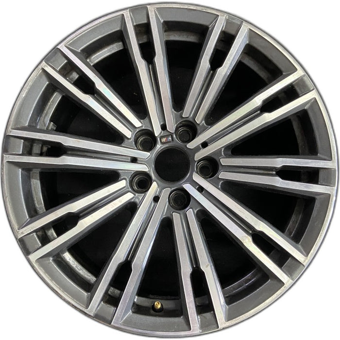 18" BMW 330i 19 Sedan 18x7.5 10 double spoke w/o flared spoke Original OEM Wheel Rim