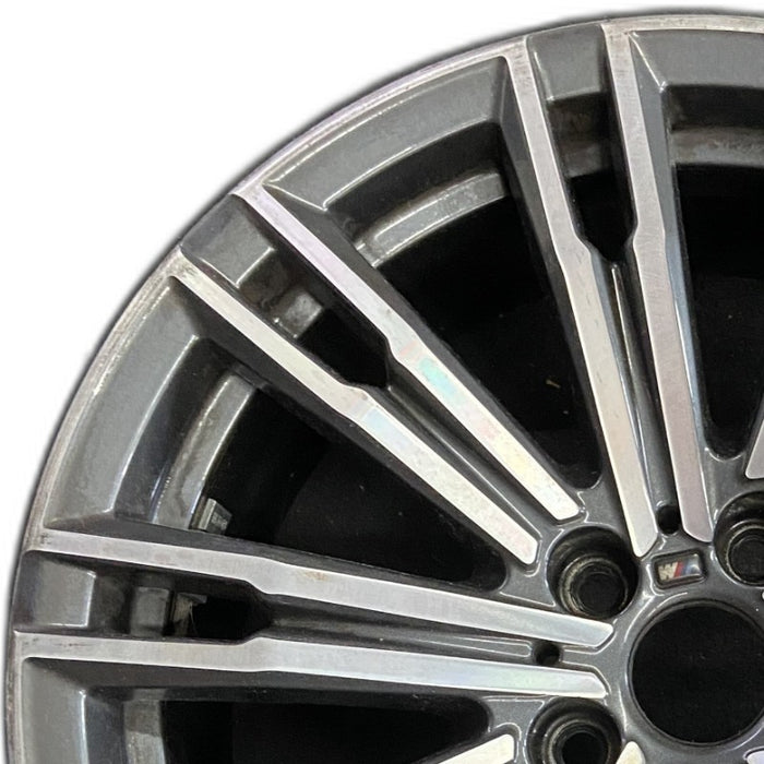 18" BMW 330i 19 Sedan 18x7.5 10 double spoke w/o flared spoke Original OEM Wheel Rim