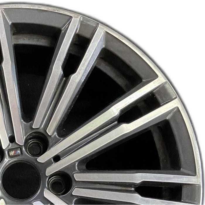 18" BMW 330i 19 Sedan 18x7.5 10 double spoke w/o flared spoke Original OEM Wheel Rim