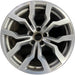 19" AUDI R8 10 19x11 rear silver finish Original OEM Wheel Rim - Front View