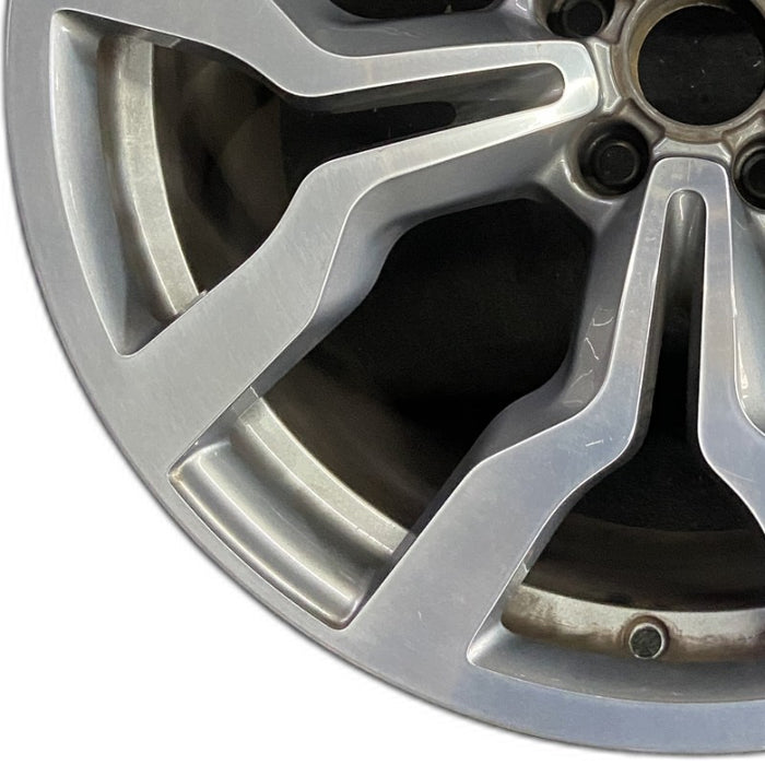 19" AUDI R8 10 19x11 rear silver finish Original OEM Wheel Rim - Back View