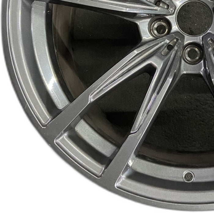 19" BMW M3 21-24 19x10.5 5 V spoke Original OEM Wheel Rim - Back View