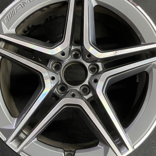 19" MERCEDES GLC-CLASS 20-21 253 Type GLC350e 19x8 5 spoke double spoke gray - Angle View