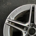 19" MERCEDES GLC-CLASS 20-21 253 Type GLC350e 19x8 5 spoke double spoke gray - Side Profile