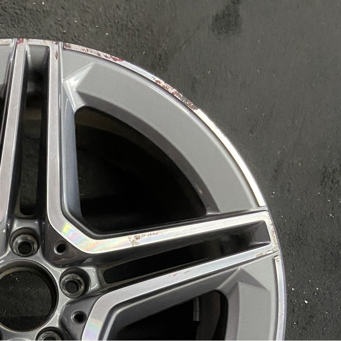 19" MERCEDES GLC-CLASS 20-21 253 Type GLC350e 19x8 5 spoke double spoke gray - Close-Up Detail