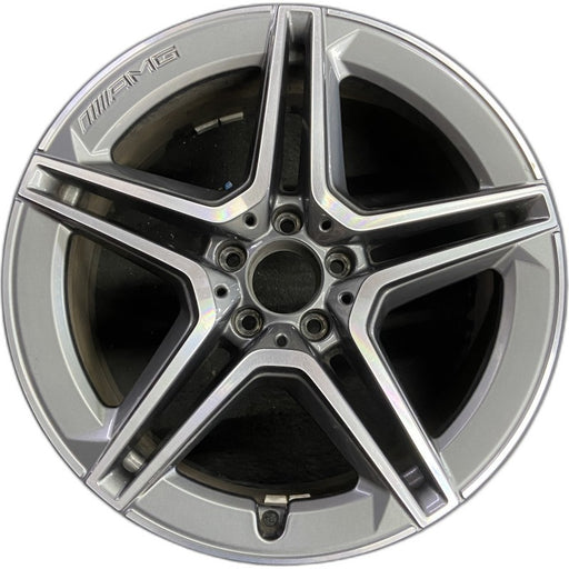 19" MERCEDES GLC-CLASS 20-21 253 Type GLC350e 19x8 5 spoke double spoke gray - Front View