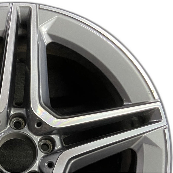 19" MERCEDES GLC-CLASS 20-21 253 Type GLC350e 19x8 5 spoke double spoke gray - Side Profile