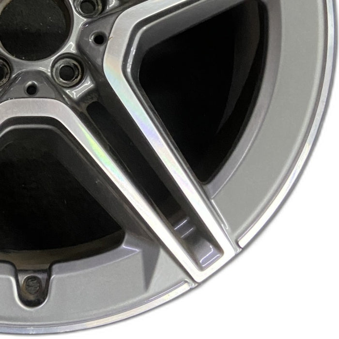 19" MERCEDES GLC-CLASS 20-21 253 Type GLC350e 19x8 5 spoke double spoke gray - Close-Up Detail