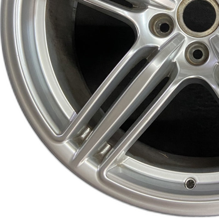 19" PORSCHE MACAN 15-18 19x9 5 triple spoke Original OEM Wheel Rim - Back View