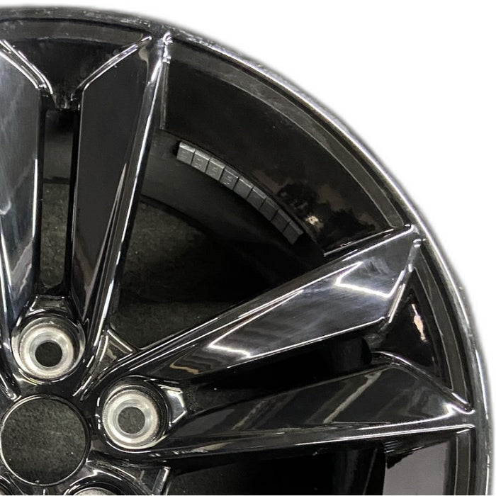 18" MUSTANG 24 18x8.5 5 split spoke Original OEM Wheel Rim - Side Profile