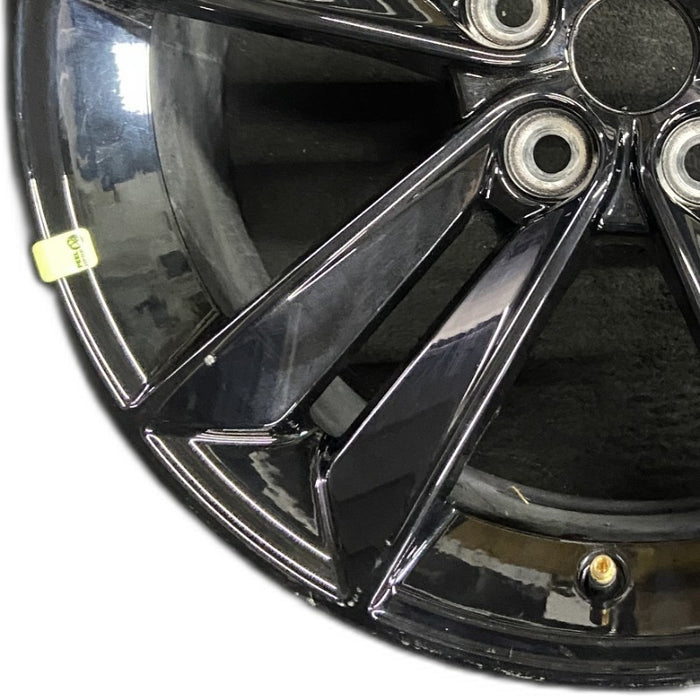 18" MUSTANG 24 18x8.5 5 split spoke Original OEM Wheel Rim - Back View
