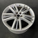 20" XK 09 , 20x9.5, 5 tri-spoke , silver Original OEM Wheel Rim - Close-Up Detail