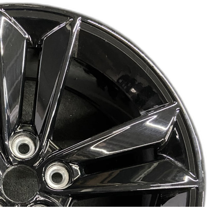 18" MUSTANG 24 18x8.5 5 split spoke Original OEM Wheel Rim - Side Profile