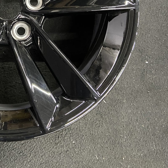 18" MUSTANG 24 18x8.5 5 split spoke Original OEM Wheel Rim - Back View