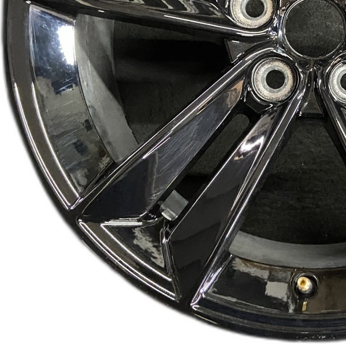 18" MUSTANG 24 18x8.5 5 split spoke Original OEM Wheel Rim - Back View