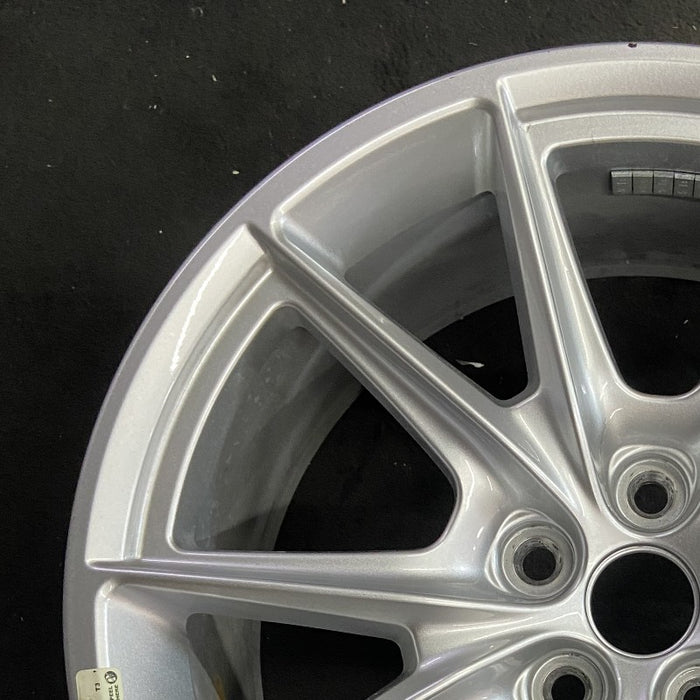 19" MUSTANG 24 19x8.5 5 spoke V spoke Original OEM Wheel Rim - Side Profile