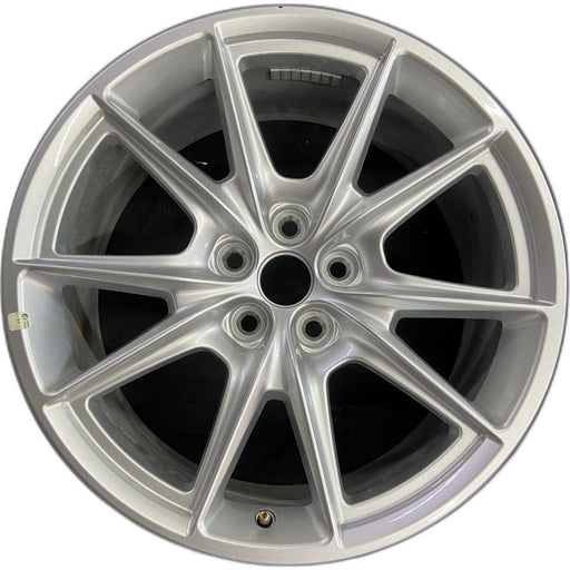19" MUSTANG 24 19x8.5 5 spoke V spoke Original OEM Wheel Rim - Front View