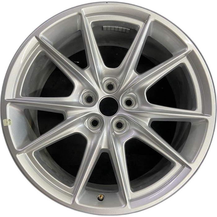 19" MUSTANG 24 19x8.5 5 spoke V spoke Original OEM Wheel Rim - Front View
