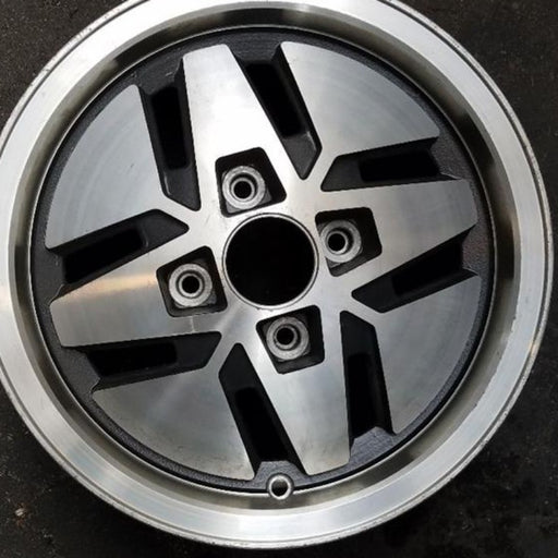 14" 280ZX 79-83 14x5.5 Original OEM Wheel Rim - Angle View
