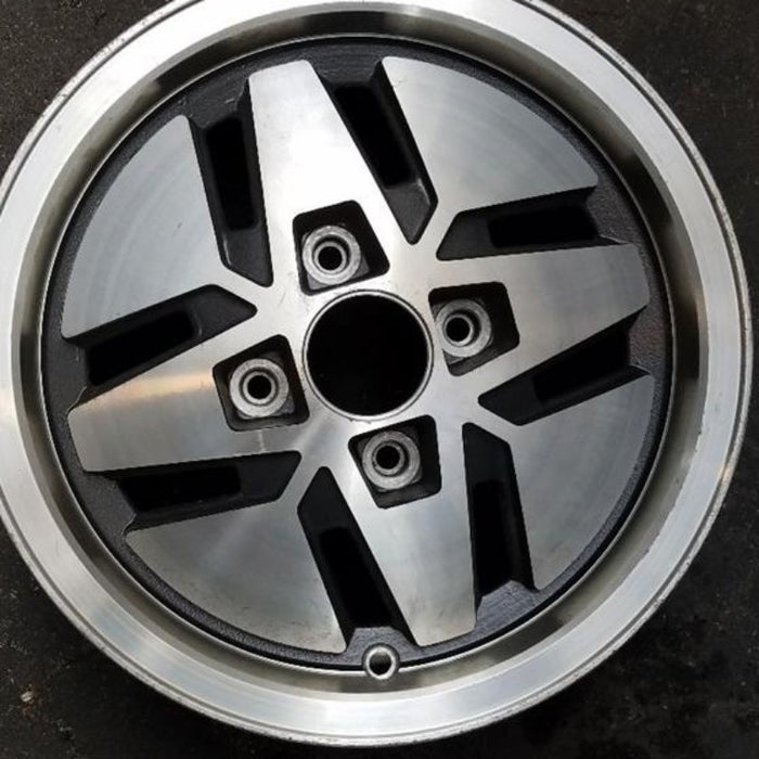 14" 280ZX 79-83 14x5.5 Original OEM Wheel Rim - Angle View
