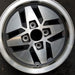 14" 280ZX 79-83 14x5.5 Original OEM Wheel Rim - Angle View