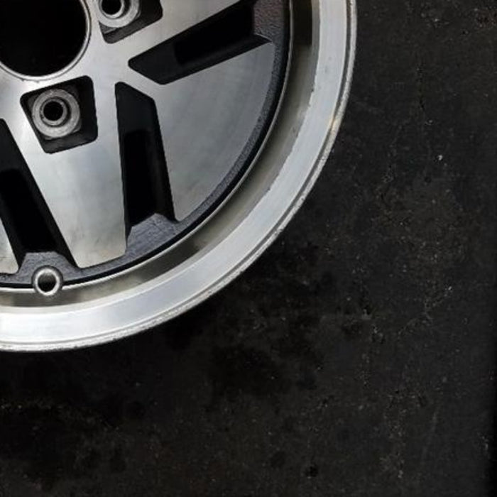 14" 280ZX 79-83 14x5.5 Original OEM Wheel Rim - Back View