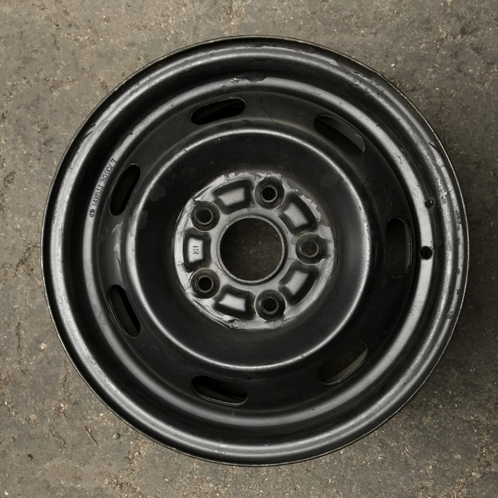 14" CELICA 90-93 14x6, steel Original OEM Wheel Rim - Angle View