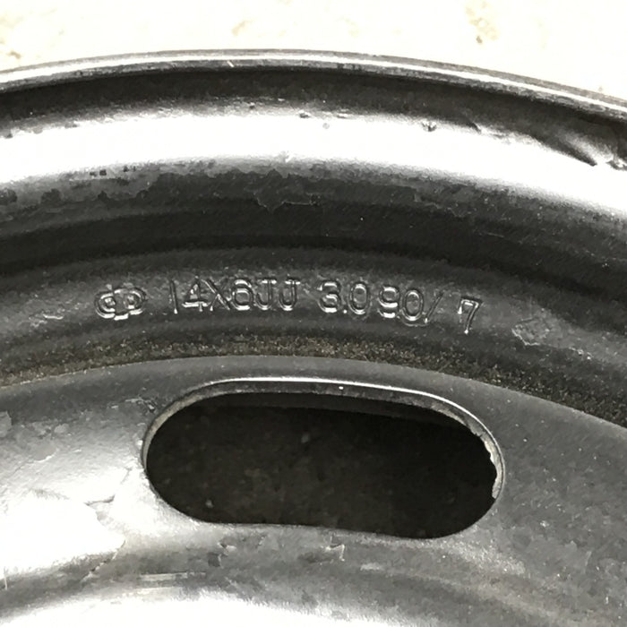 14" CELICA 90-93 14x6, steel Original OEM Wheel Rim - Additional View