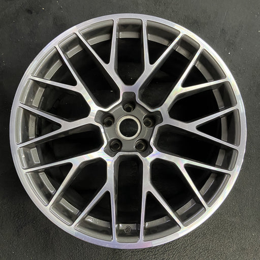 20" PORSCHE MACAN 15-16 20x10, 20 spoke, titanium finish Original OEM Wheel Rim - Additional View