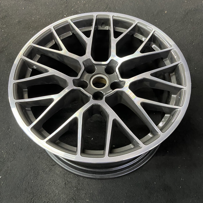 20" PORSCHE MACAN 15-16 20x10, 20 spoke, titanium finish Original OEM Wheel Rim - View 8
