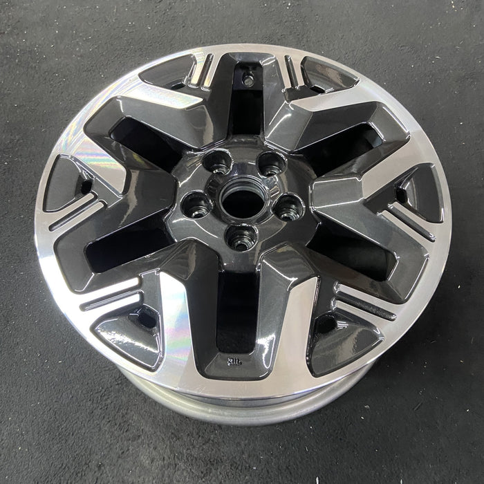 17" FORESTER 25-26 17x7, 6 spoke Original OEM Wheel Rim - MACHINED CHARCOAL - View 8