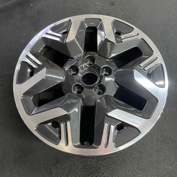 17" FORESTER 25-26 17x7, 6 spoke Original OEM Wheel Rim - MACHINED CHARCOAL - View 7