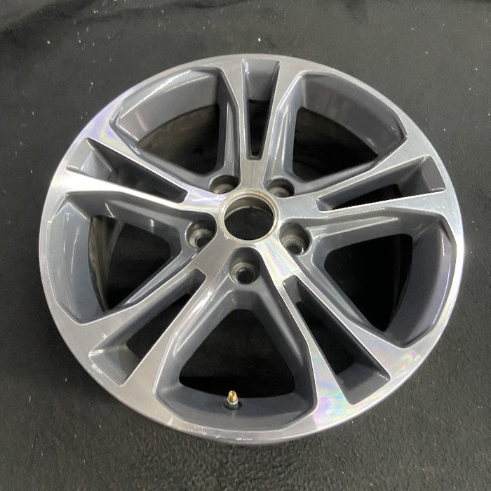 17" MUSTANG 13 17x7 aluminum 5 split spoke TPMS machined edges inlay machined cap surround Original OEM Wheel Rim