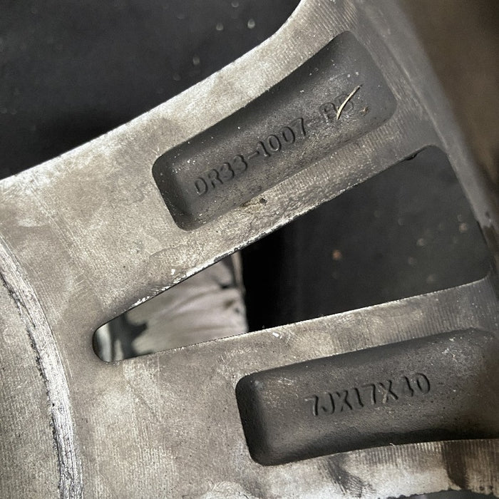 17" MUSTANG 13 17x7 aluminum 5 split spoke TPMS machined edges inlay machined cap surround Original OEM Wheel Rim