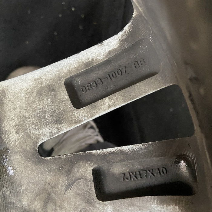 17" MUSTANG 13 17x7 aluminum 5 split spoke TPMS machined edges inlay machined cap surround Original OEM Wheel Rim