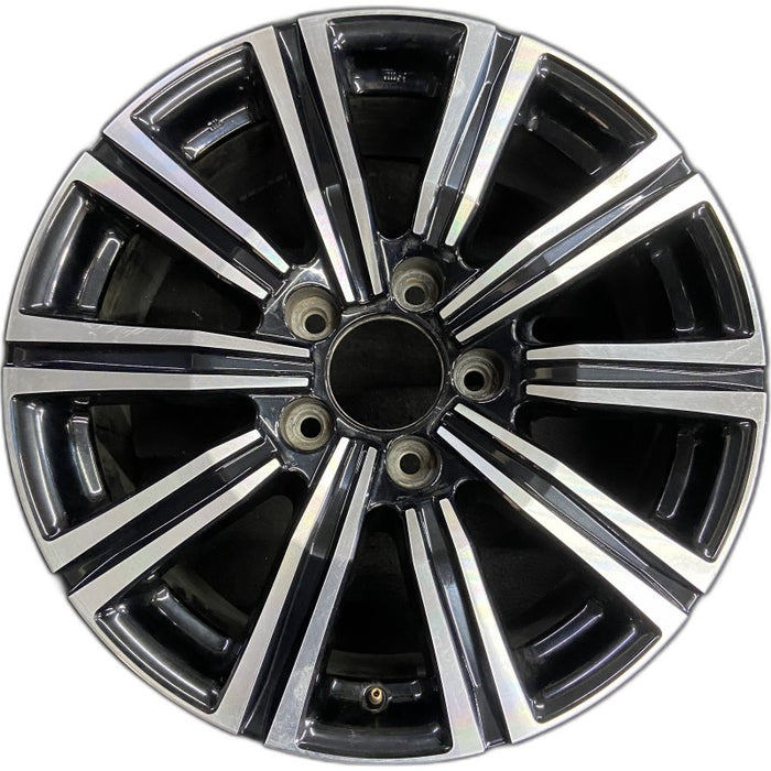 21" LEXUS LX570 19 alloy 21x8.5 10 spoke machined black Original OEM Wheel Rim