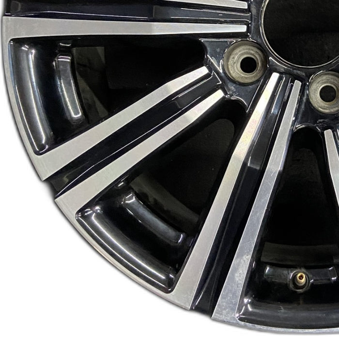 21" LEXUS LX570 19 alloy 21x8.5 10 spoke machined black Original OEM Wheel Rim