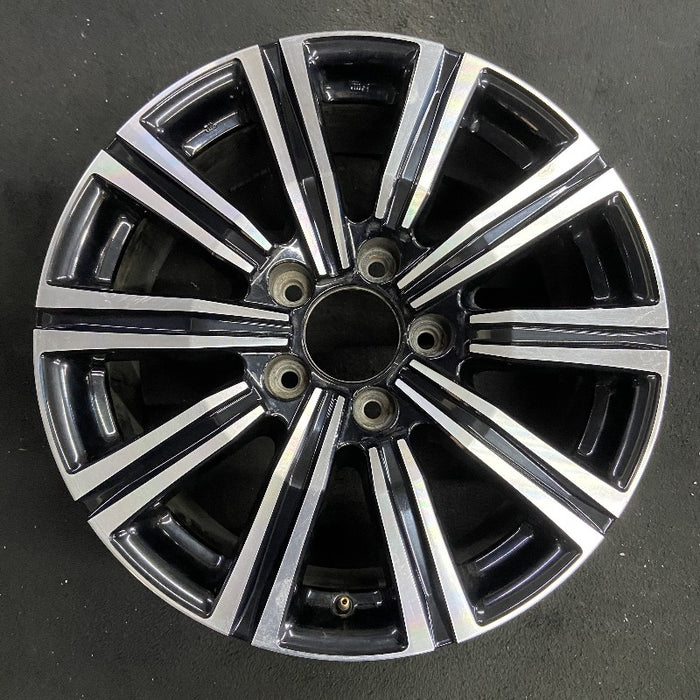 21" LEXUS LX570 19 alloy 21x8.5 10 spoke machined black Original OEM Wheel Rim