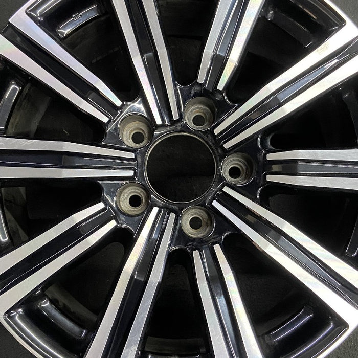 21" LEXUS LX570 19 alloy 21x8.5 10 spoke machined black Original OEM Wheel Rim