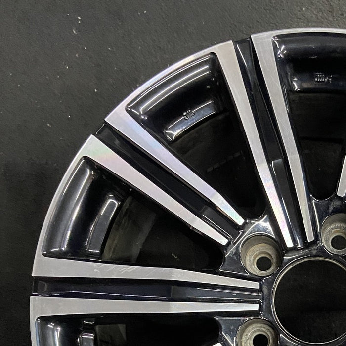 21" LEXUS LX570 19 alloy 21x8.5 10 spoke machined black Original OEM Wheel Rim