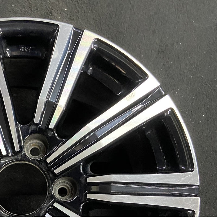 21" LEXUS LX570 19 alloy 21x8.5 10 spoke machined black Original OEM Wheel Rim