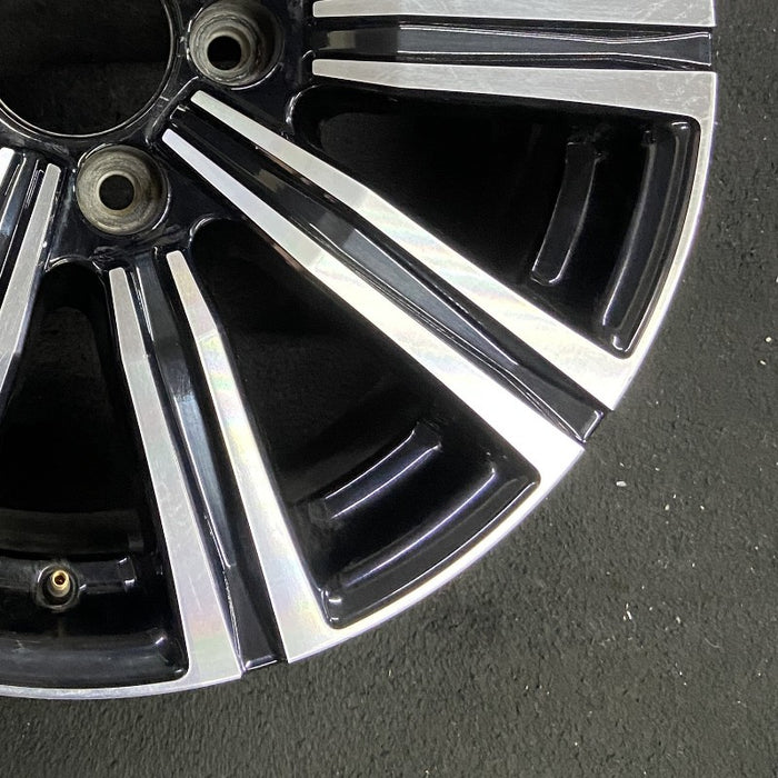 21" LEXUS LX570 19 alloy 21x8.5 10 spoke machined black Original OEM Wheel Rim