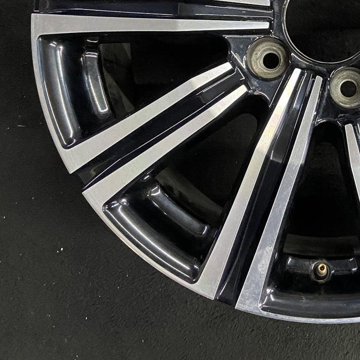 21" LEXUS LX570 19 alloy 21x8.5 10 spoke machined black Original OEM Wheel Rim