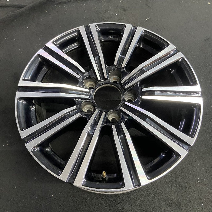 21" LEXUS LX570 19 alloy 21x8.5 10 spoke machined black Original OEM Wheel Rim