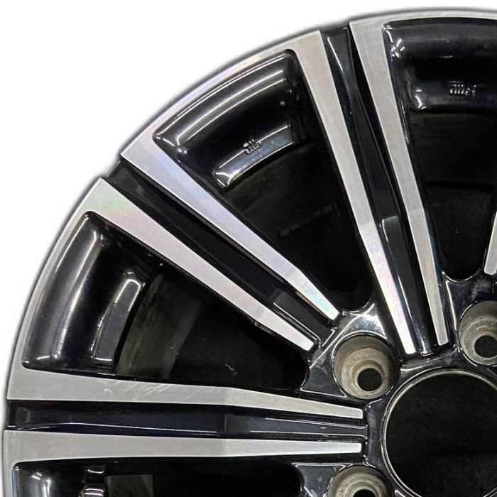 21" LEXUS LX570 19 alloy 21x8.5 10 spoke machined black Original OEM Wheel Rim