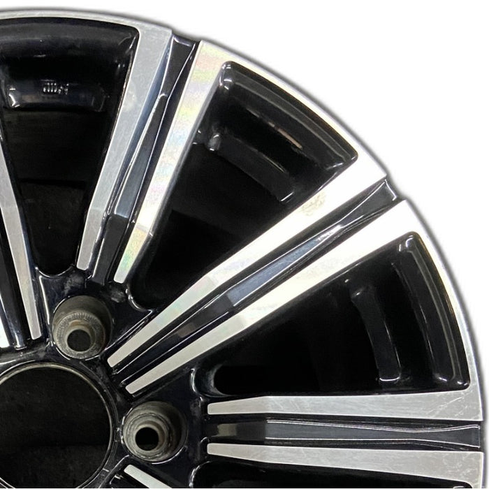 21" LEXUS LX570 19 alloy 21x8.5 10 spoke machined black Original OEM Wheel Rim