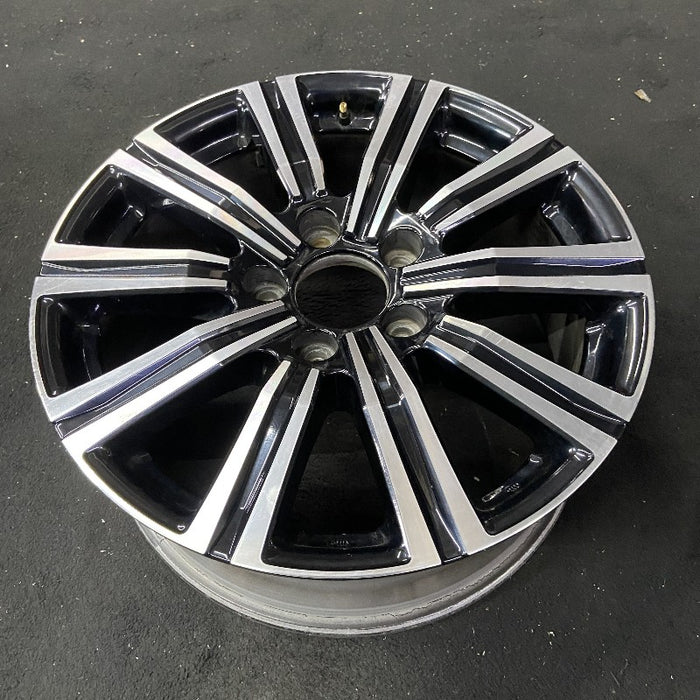 21" LEXUS LX570 19 alloy 21x8.5 10 spoke machined black Original OEM Wheel Rim