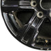 17" RANGER 23 17x8 black single spoke Original OEM Wheel Rim - Back View